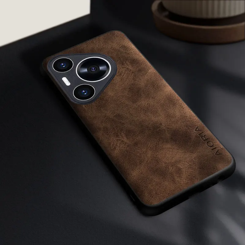 Premium PU Leather Fashion Case - Durable Protective Cover for Huawei Pura 70 Ultra Pro