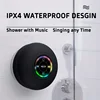 New Bathroom Waterproof Wireless LED Bluetooth Speaker Large Suction Cup Mini Portable Speaker Outdoor Sports Stereo Speaker 3
