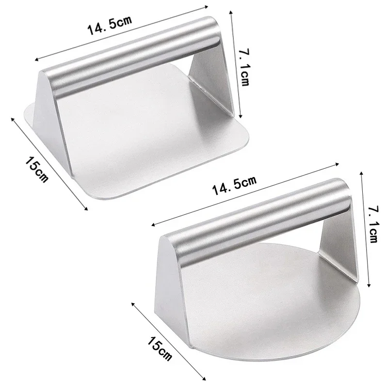 Hamburger Press 304Stainless Steel Non-Stick Meat Beef Grill Burger Barbecue Press Patty Maker Hamburger Maker Kitchen Supplies
