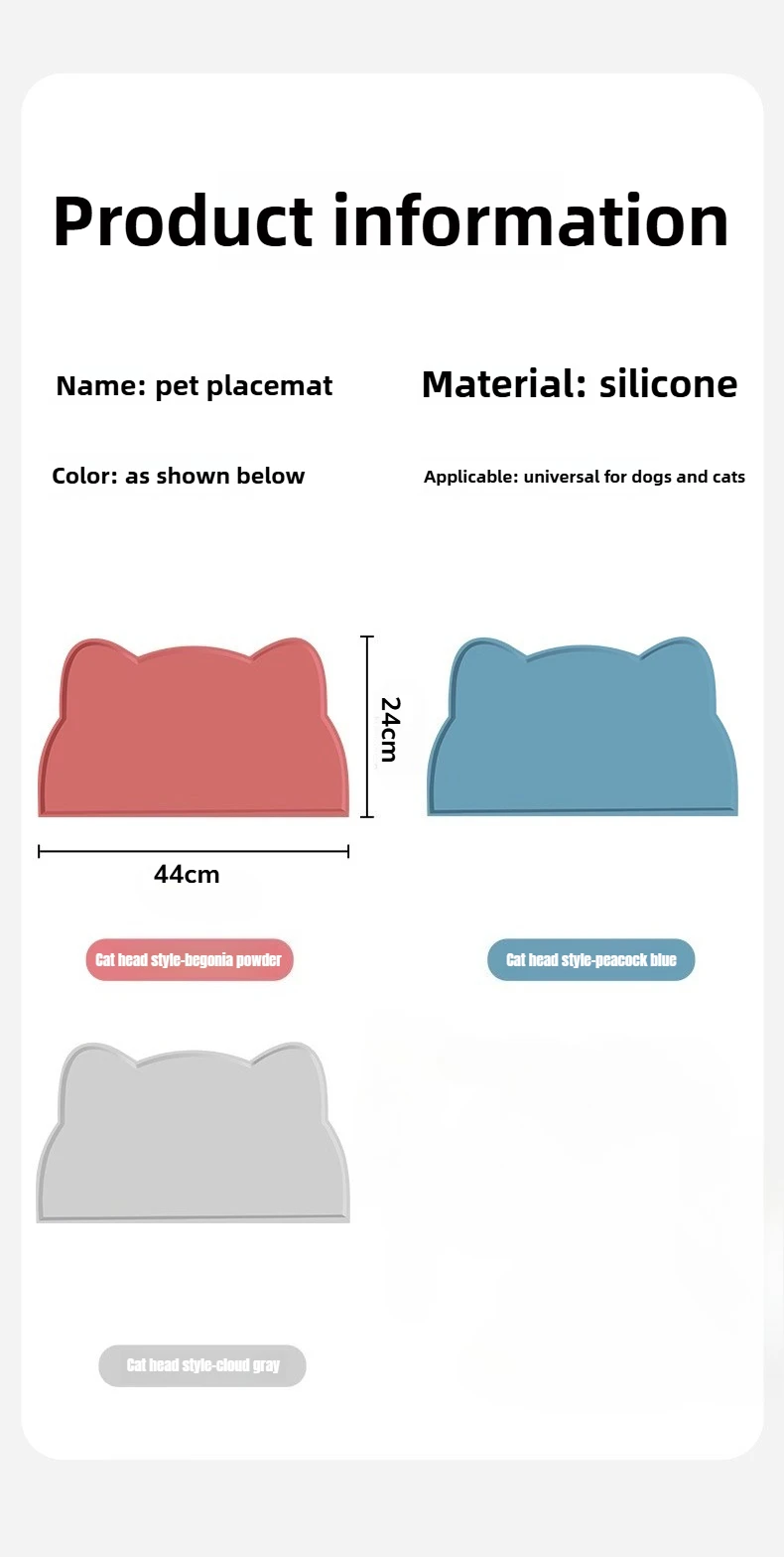 Pet Feeding Bowl - Waterproof Food Feeding Pad