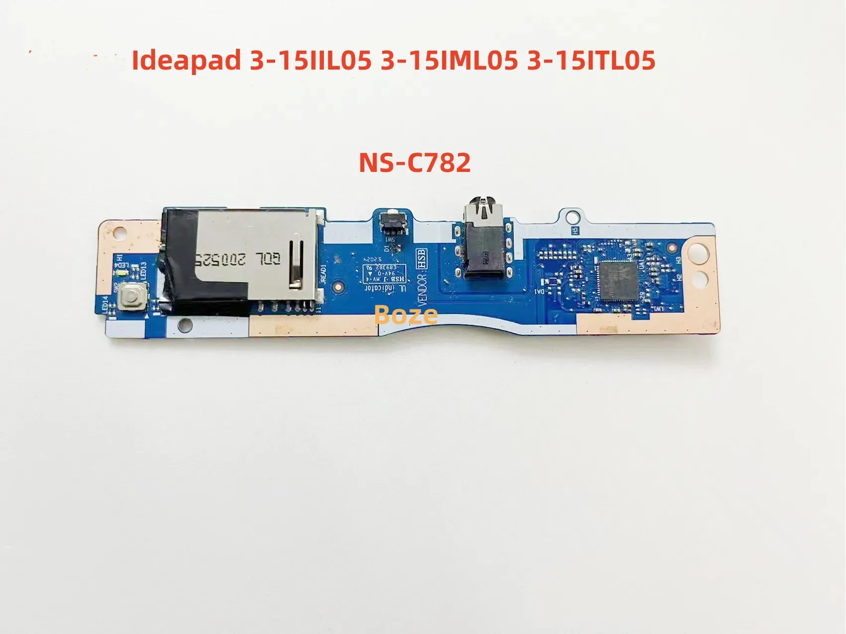 Carte IO Pour Lenovo IdeaPad 3 - Bouton Power, Lecteur SD, Jack Audio - Référence NS-C823 - Comme Neuf