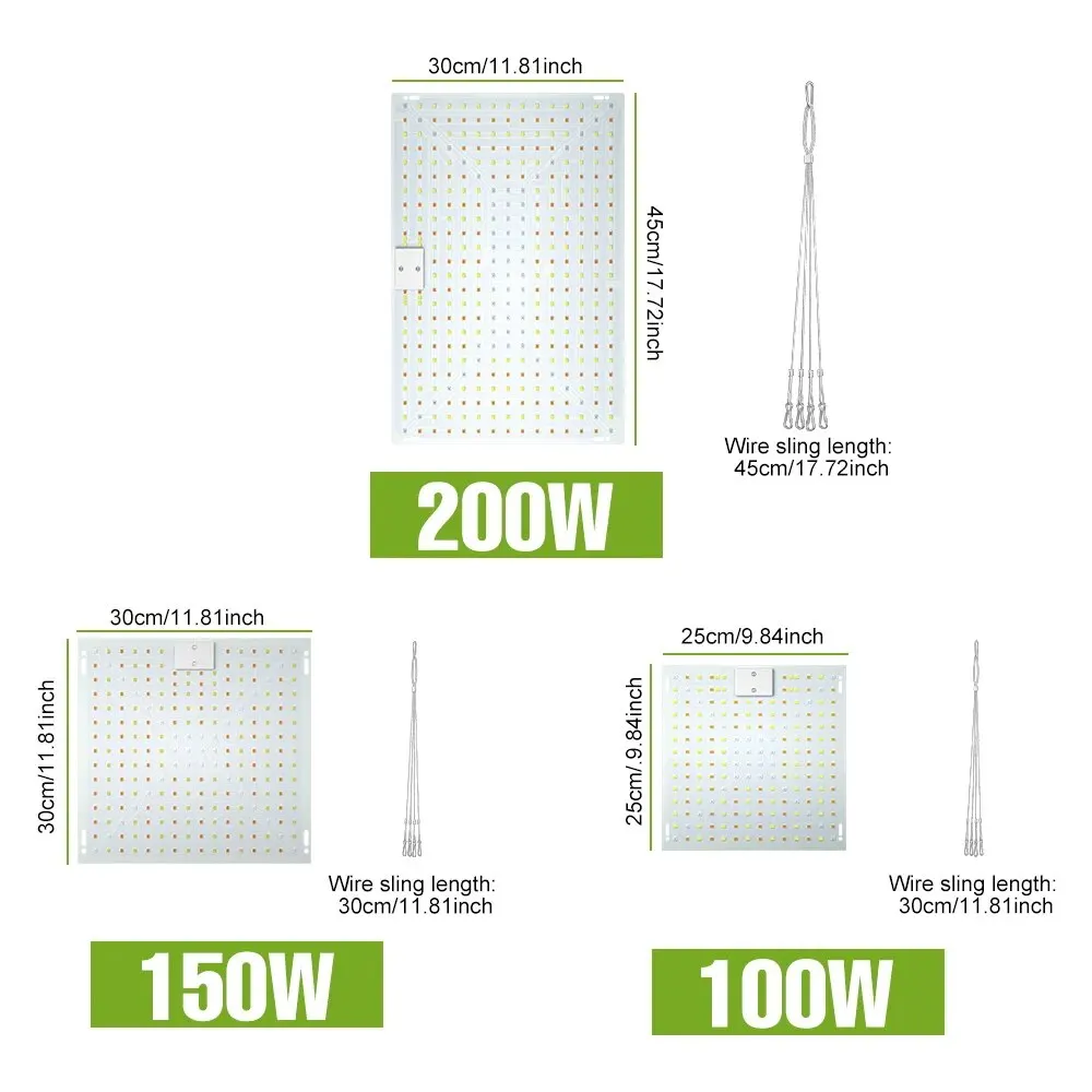 Led Plant Grow Light Full Spectrum Quantum Board Indoor Kas Hydroponic Bloemzaden Groente Growth Box Teeltlamp