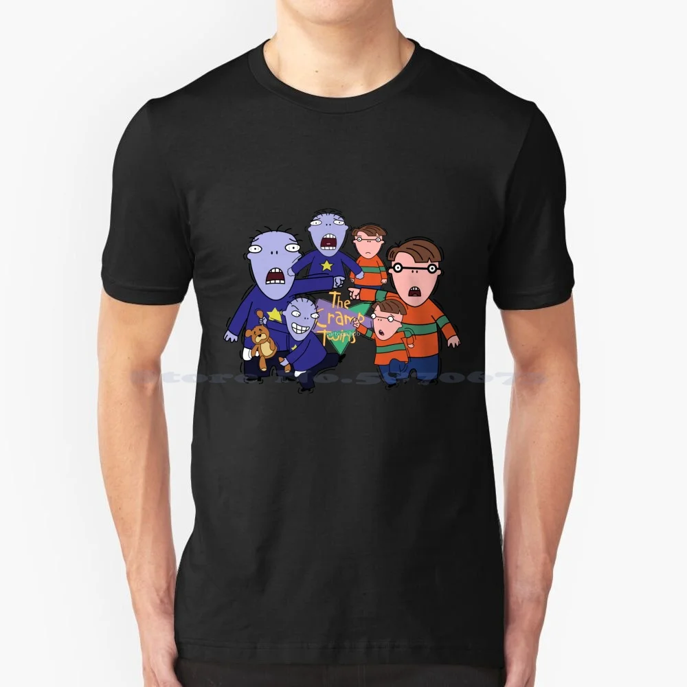 The Cramp Twins T Shirt 100% Cotone Tee The Cramp Twins Cartoon Cn Cartoon 2000S Kids Kid