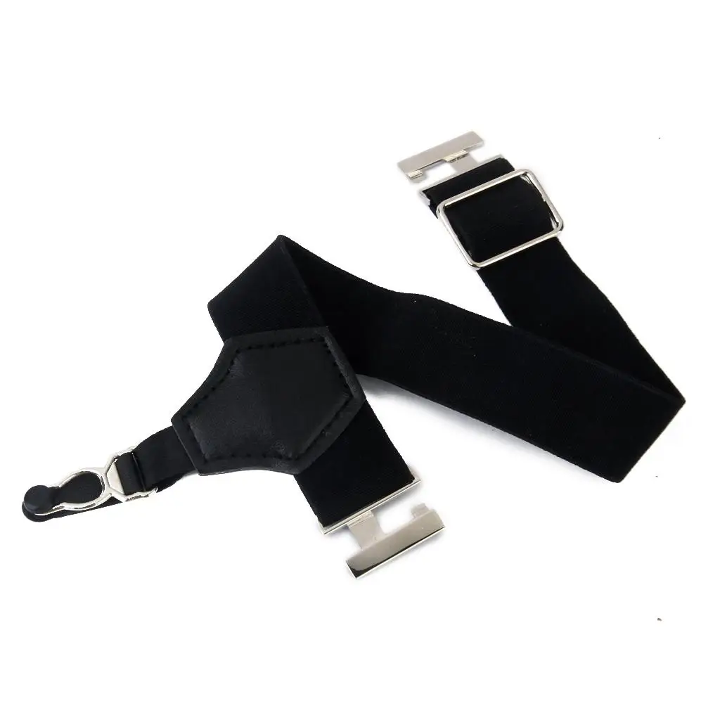 1 Pair Mens Sock Suspenders Garter Hold Up Braces Elastic Clip Grip Adjustable