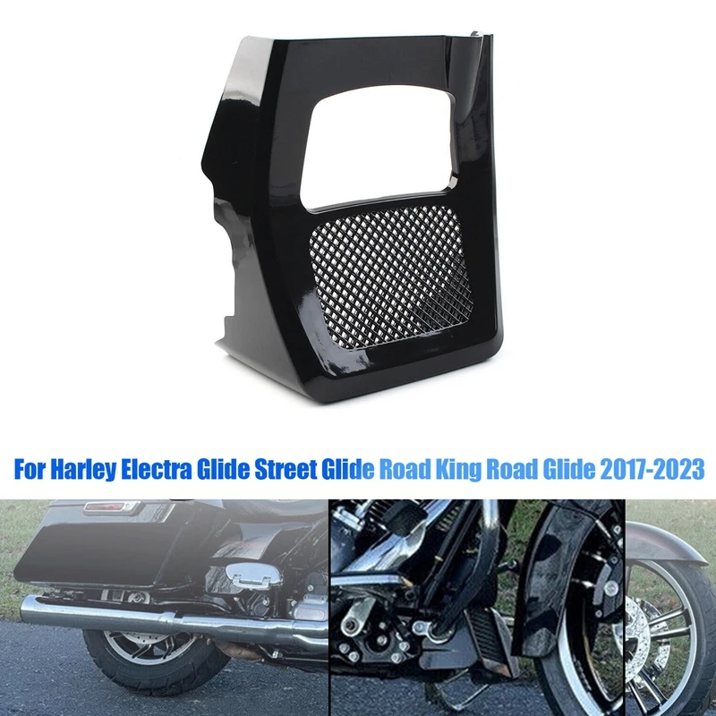 

Motorcycles Chin Spoiler Radiator Cover For Electra Road King Street Glide 2017-2023 Front Fairing Decoration