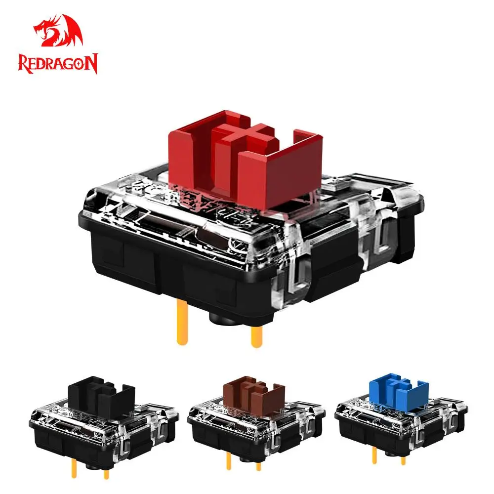REDRAGON SMD RGB MX Low Profile 5.5 interruptor Clicky 3Pin Linear