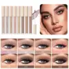 QIBEST 8 Colors Matte Liquid Eyeshadow Set Waterproof Long Lasting Eye Shadow Set Nude Eye Pigment Korean Makeup For Women 1