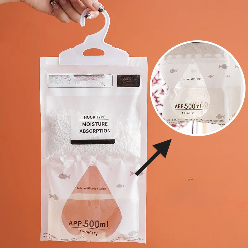 Dehumidification Bag Set Breathable & Mold Resistant Ideal for Wardrobes Home Use Doubles As Air Purifier Accessory 4pcs moisture absorber bag moisture absorber moisture absorbing bag