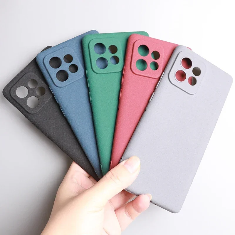 Per Itel S23 Plus A60 P40 P622L Vision 2 Sand Matte Hard Pc Full Protect Anti-Slip Anti-Fingerprint Cover Back Shell Funda Coque