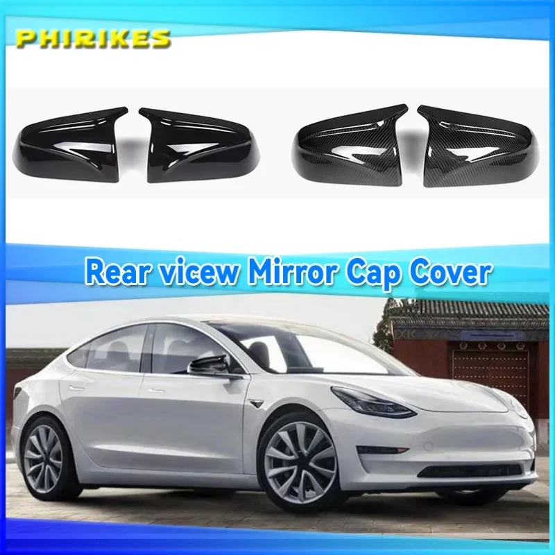 

Carbon Fiber Exterior Shell Protection Coversr for Tesla Model 3 S X Accessories Rearview Mirror Case Side for Model3