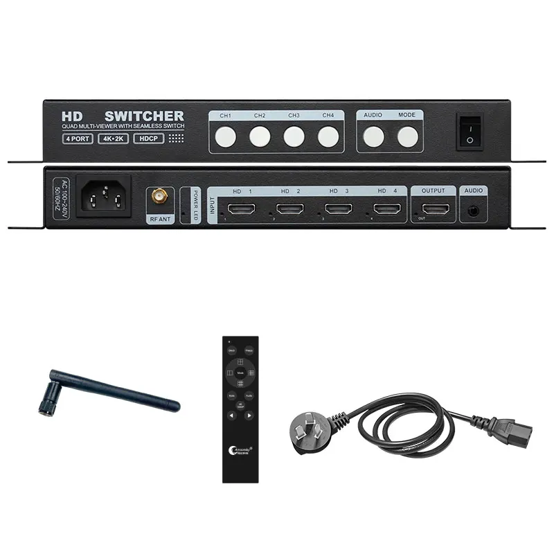 HD Seamless Switch Splitter 3840X2160P Accurate Control at Any Angle Support Seamless Switching Splitter