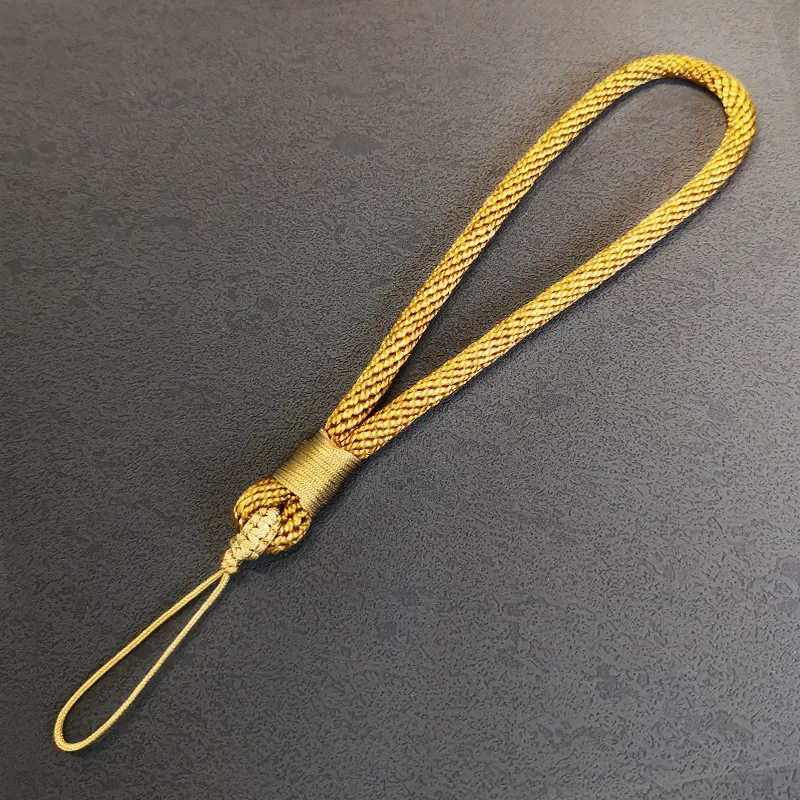 Colorful Hand-Woven Mobile Phone Wrist Lanyard - Anti-Loss Accessory