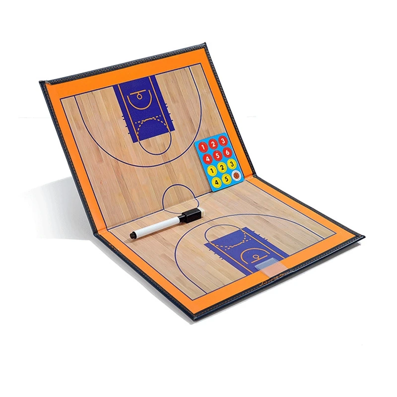 

Foldable Magnetic Tactic Board Basketball Game Football Training Tactics Clipboard Soccer Coaching Coach Strategy Board