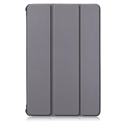 Premium Tri-Fold Stand Magnetic Tablet Case with Hard Back Coque for Teclast T60 Plus (GRAY)