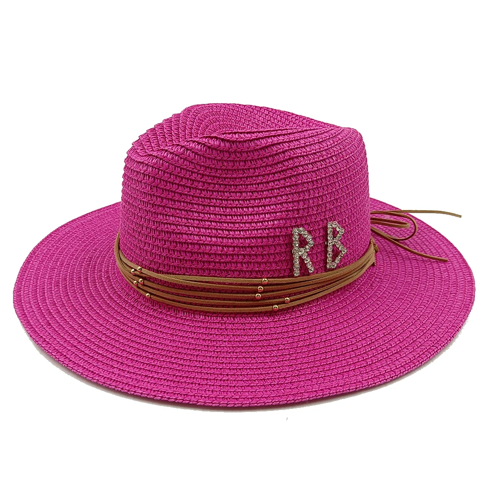 Lake Blue Sun Hat Pearl Diamond Summer Straw Hat Ladies Sun Hat Men's Beach  Hat Jazz Hat : : Clothing, Shoes & Accessories