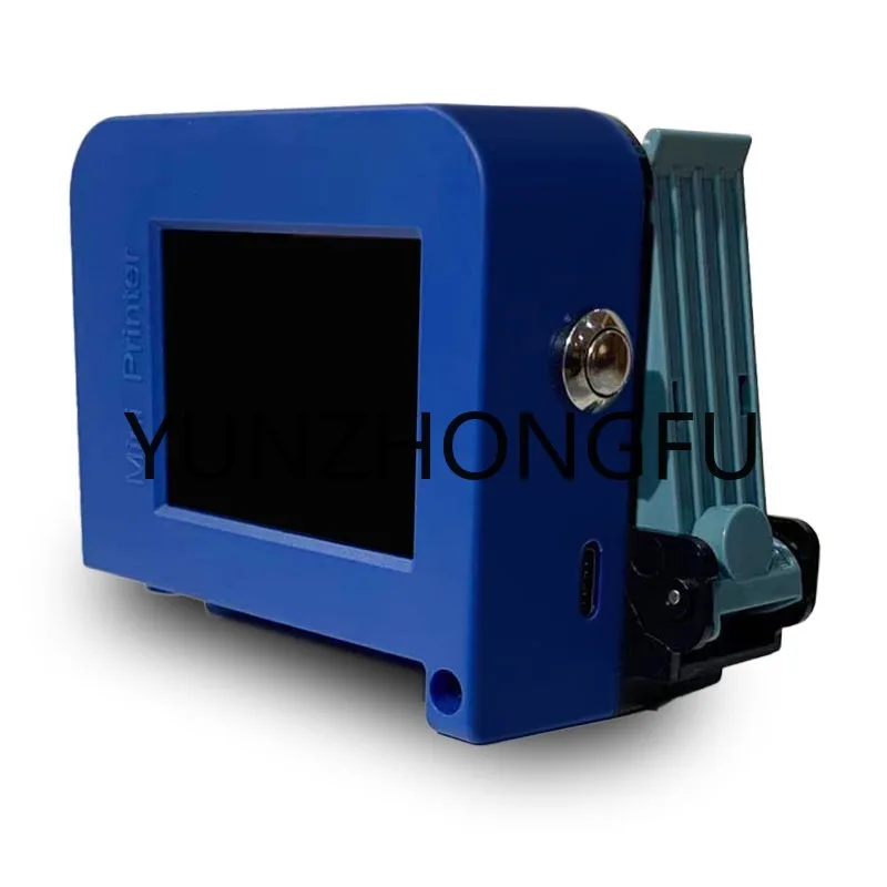 

Mini Mobile Handheld Inkjet Printer Expiry Date Stamp Coder Touch Screen Tij Printer Machine