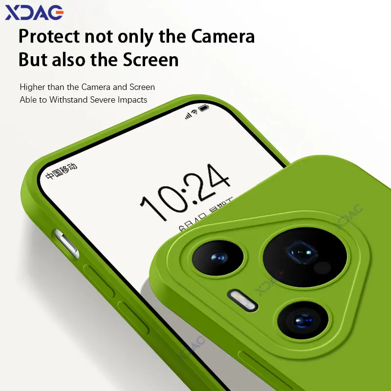 Luxury Angel Eyes Square Liquid Silicone Case Cover - 360° Soft Protective Mobile Phone Bag