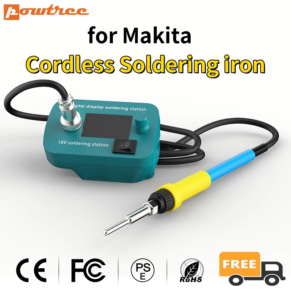 מחשב חשמלי אלחוטי להידוק עבור סוללת Makita 14.4~18V 300 ° C-510 ° כלי תיקונים למקלדת מתכת להתאמת C ﻿