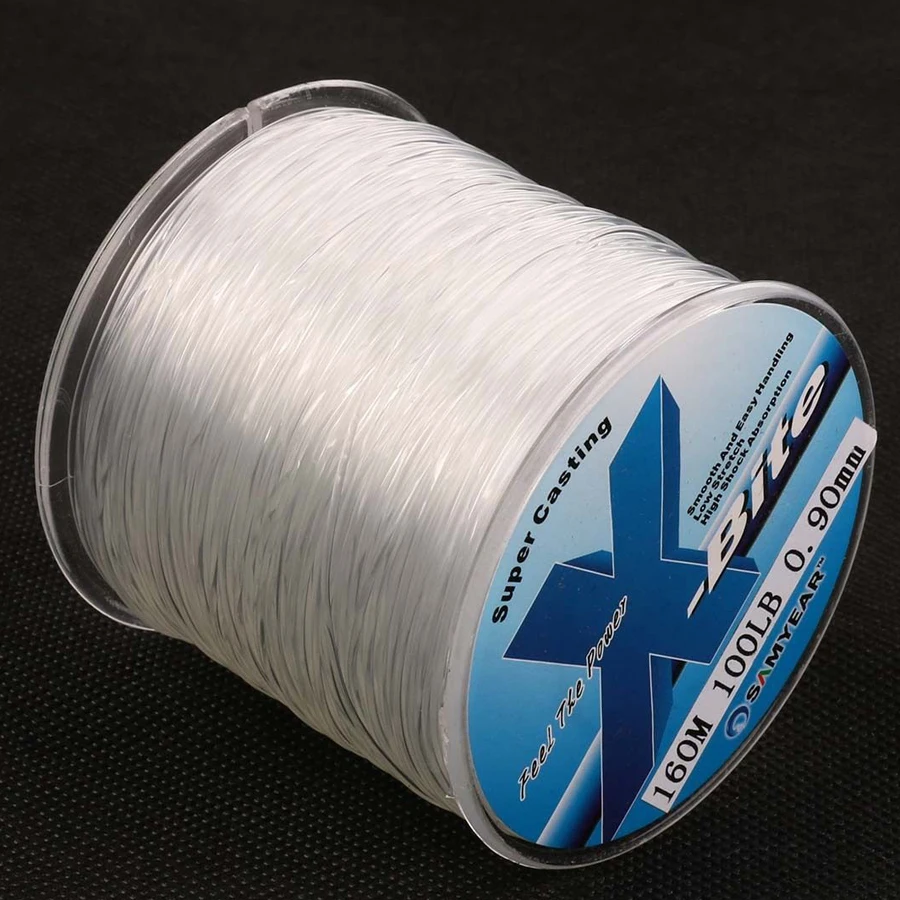 80m 100lb 0.90mm Nylon Line Rope Clear Carp Monofilament