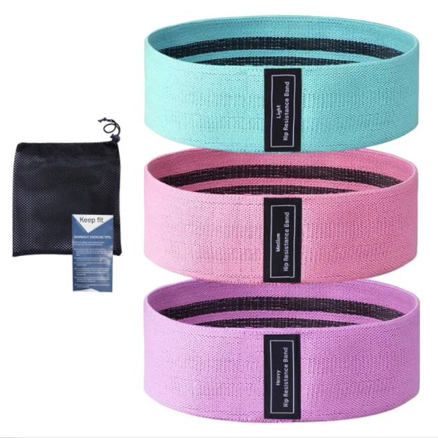 Anti Slip High Elastic Fabric For Fitness And Beauty Hip Leg Hip Loop Resistance Band For Squatting Exercises