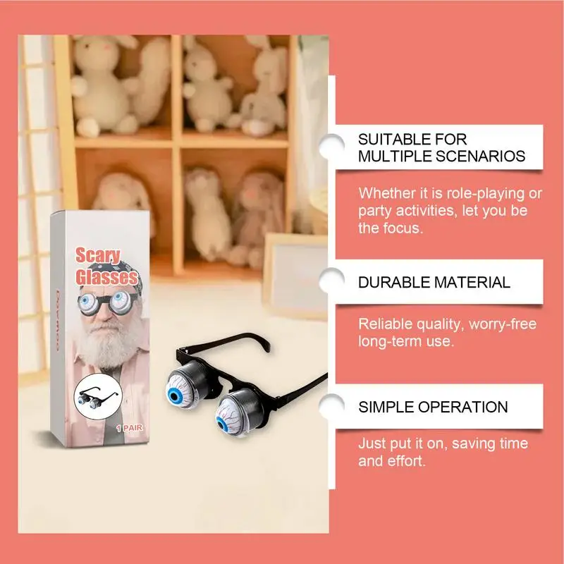 

Жуткие очки для глазного яблока, реквизит для фотобудки, жуткие очки, очки для глаз, игрушка для вечеринки, аксессуары для костюма Хэллоуина