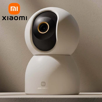 XIAOMI Fotocamera intelligente C700,360 °   8MP 4K, rilevamento del pianto del bambino, audio bidirezionale, baby monitor di sicurezza domestica, versione cinese con adattatore