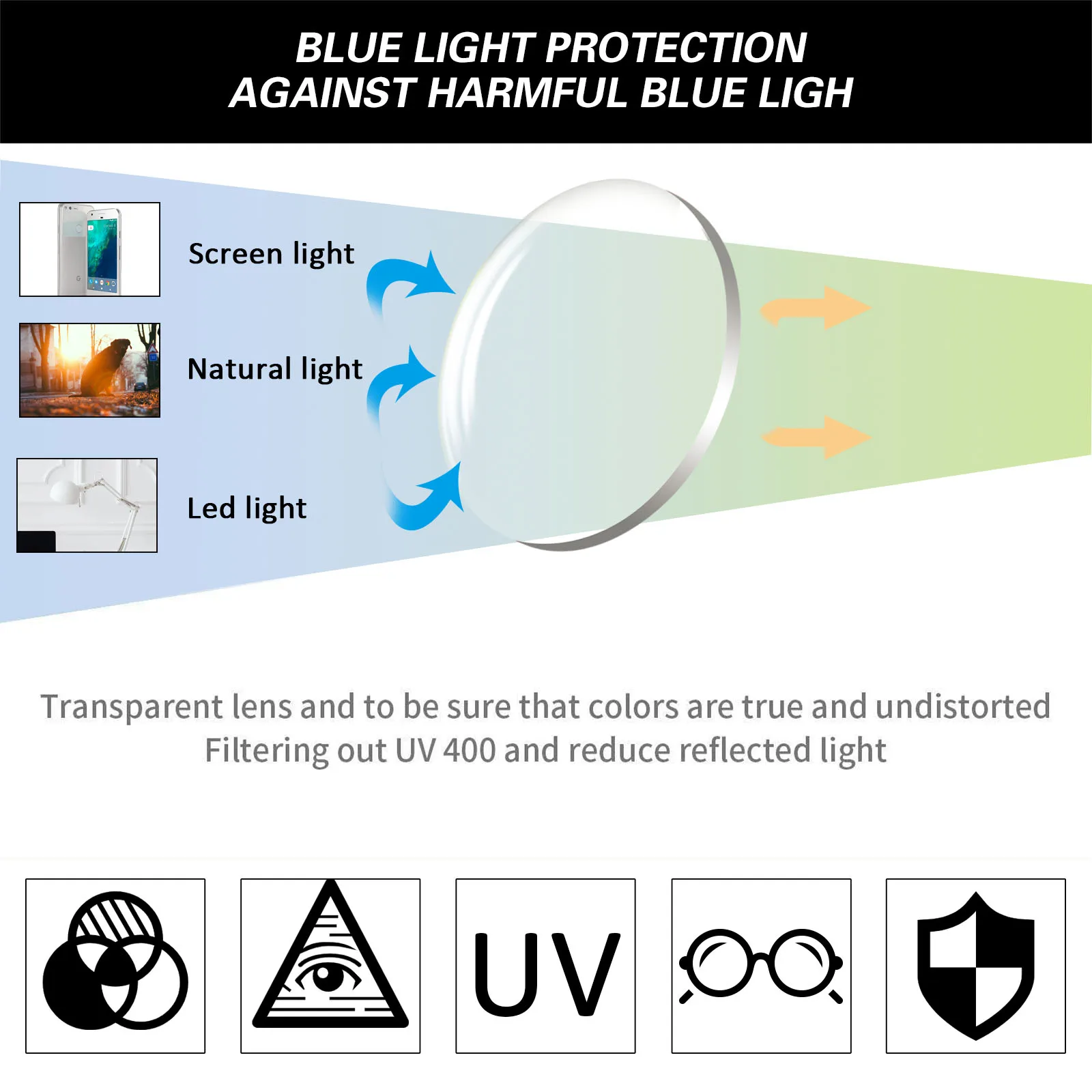 TUREZING Reading Glasses for Women Fashion Round Anti-Blue Light Comfortable Lightweight High Quality Prescription Eyeglasses 6