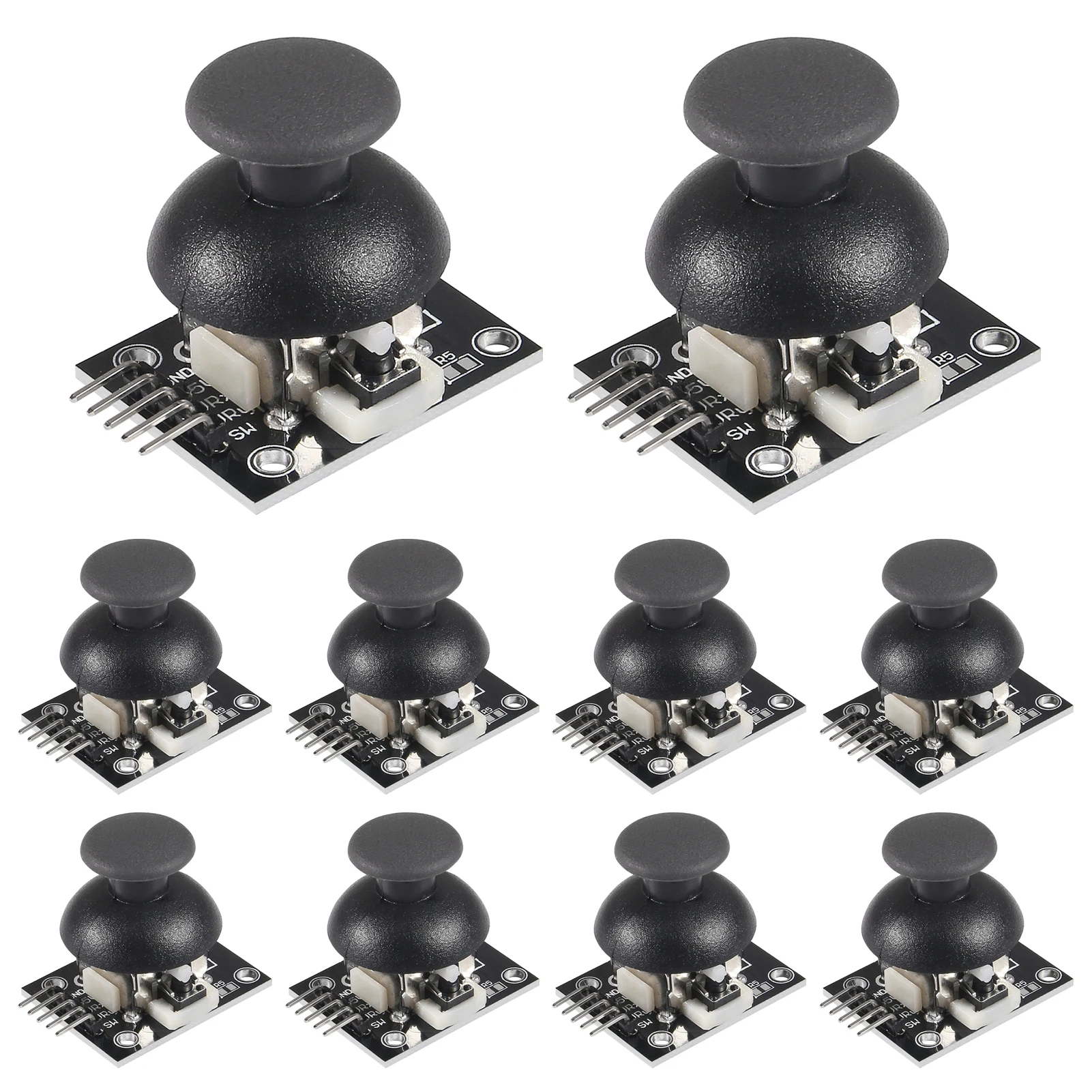 Modulo Joystick Pollice 10 Pezzi Sensore A Doppio Asse Controller Di Gioco Modulo Joystick Breakout Sensore Per Arduino Ps2 Raspberry Pi