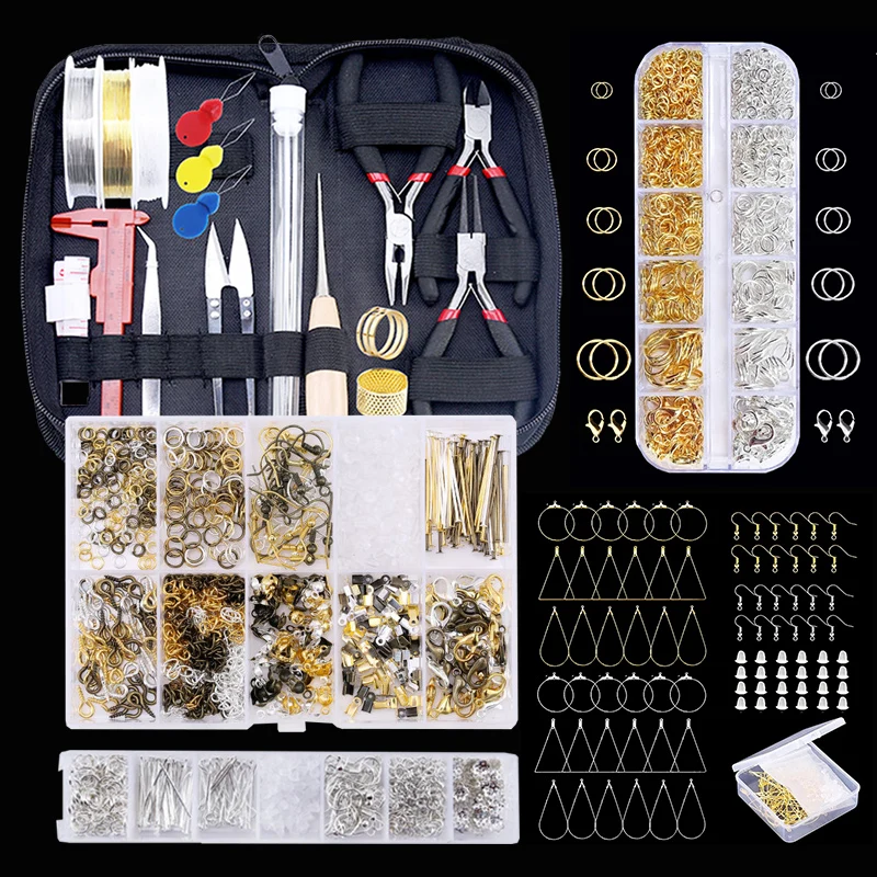 Allerion Sieraden Maken Kit - Met Kralen, Bedeltjes En Accessoires Prinses Roze Inclusief Opbergdoosje
