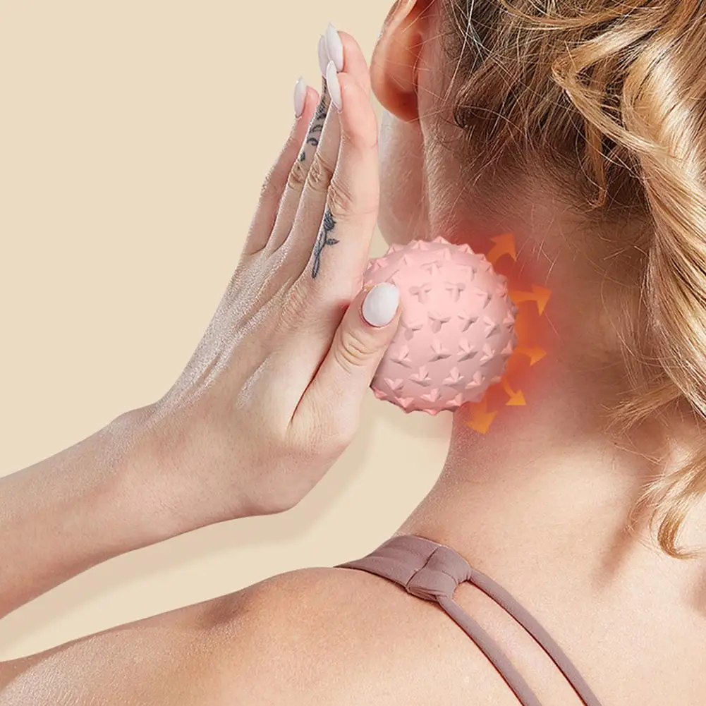 Fitness Ball Massage Yoga Balls Relaxation Waist Back Neck Stretch Fascia Ball Body Stress Relief Massager Exercise Tools