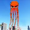 8-meter Three-dimensional Large Octopus Four Colors Soft Adult Outdoor Kite Waterproof and Tear Resistant Nylon Material 5