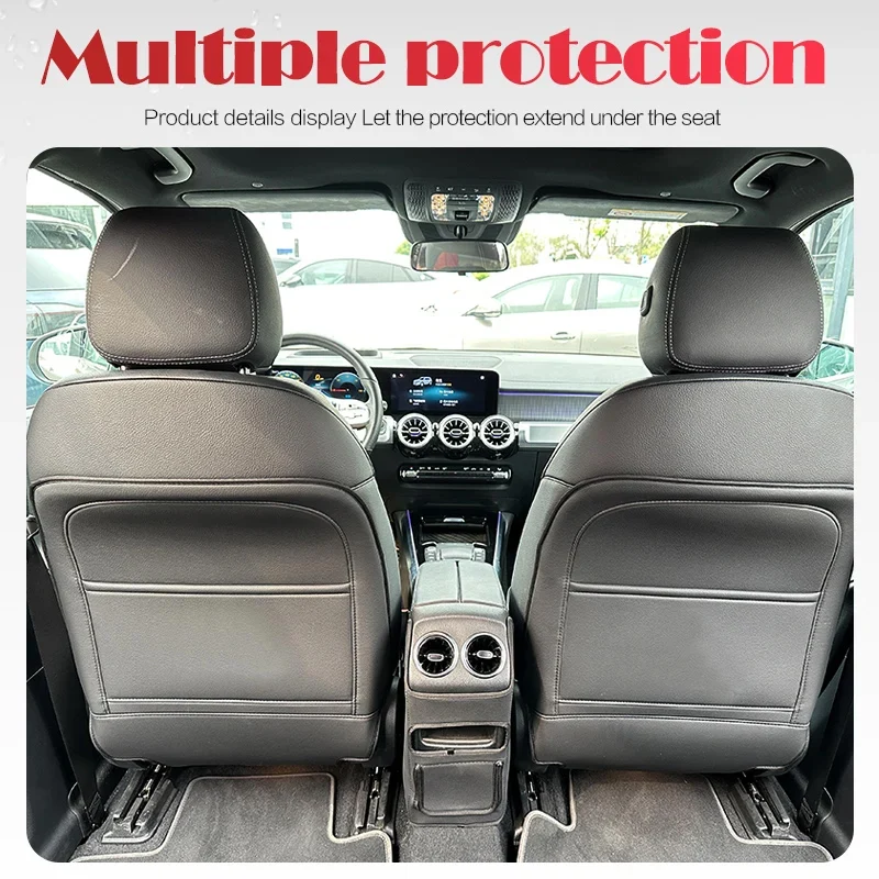 For Mercedes benz Anti-dirty pad Accessories Car interior Seat anti kick pad GLB A CLA W117 C118 A B class W246 Seat protection car seat protector