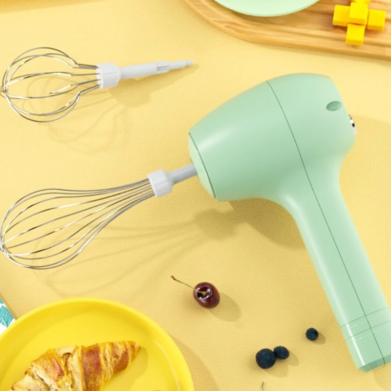 2024 Egg Beater Electric Household Mixer Silent Small Handheld Cake Cream  Baking Automatic Egg Beater - AliExpress