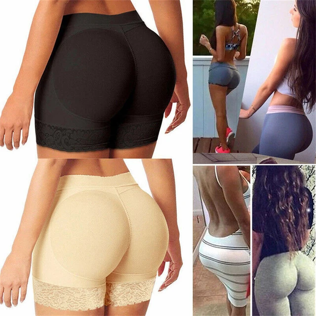 Women Sexy Padded Pants Underwear Butt Lifter Bum Hip Enhancer