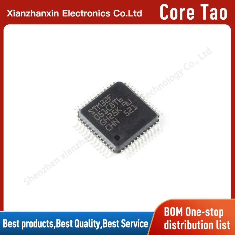 Микроконтроллер STM32F051C8T6 STM32F051 051C8T6 LQFP48, 1 ~ 5 шт./партия 1 5 шт комплект флэш микроконтроллер