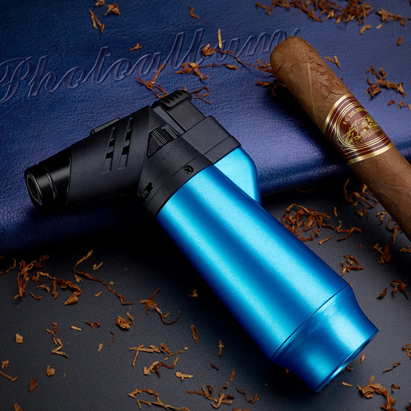 High Jet Flame Gas Lighter Refillable Adjustable Gas Jet Torch Lighter Barbecue Tool Men's Flame Ignition Tool