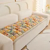 New Bohemian Pure Cotton Couch Cushion Universal for All Seasons Sofa Mat Home Mat Decor Non-slip Rectangular Seat Couch Cushion 4