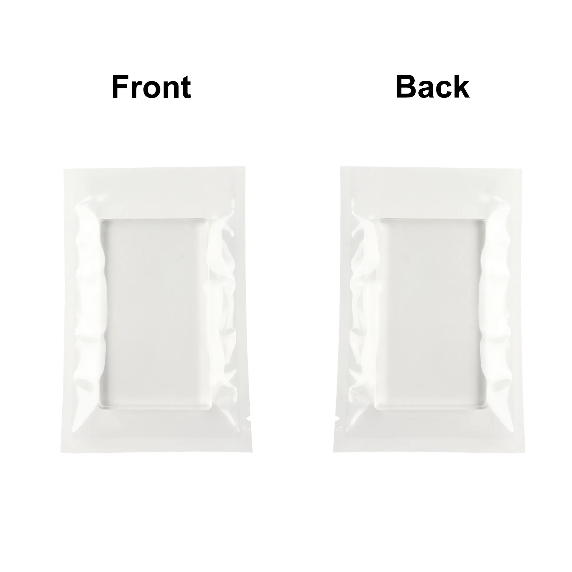 Retort Bag Plastic Bags Vacuum Heat Sealable Open Top Glossy Clear Transparent Flat Bottom Food Storage Pouches With Tear Notch 2