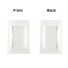 Retort Bag Plastic Bags Vacuum Heat Sealable Open Top Glossy Clear Transparent Flat Bottom Food Storage Pouches With Tear Notch 2
