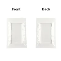 Retort Bag Plastic Bags Vacuum Heat Sealable Open Top Glossy Clear Transparent Flat Bottom Food Storage Pouches With Tear Notch 2