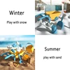 Children Trolley Beach Toys Beach Accessories Sandbox Sand Molds Shovel Barrel Summer Outdoor Playa Beach Sand Play Toy for Kids 4