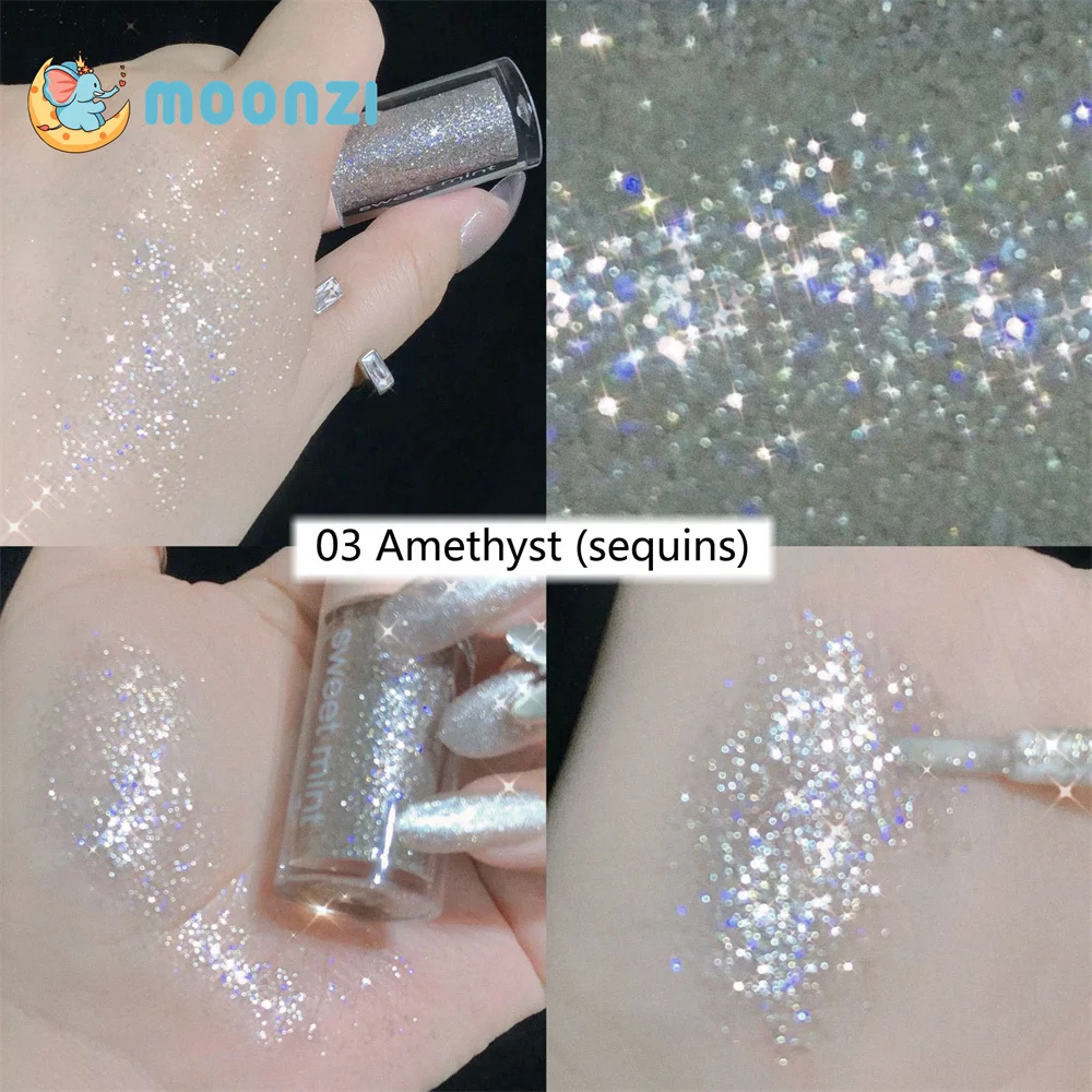 

Glitter Highlighter Liquid Eye Shadow Eyeliner Durable Waterproof Gold Shimmer And Shine Eye Silkworm Pencil Makeup Beauty Tool