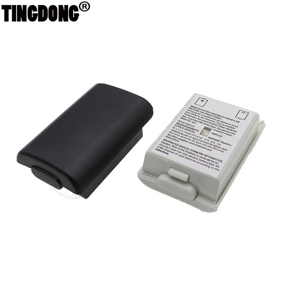 1 Pz Back Battery Cover Custodie Supporto Pack Part Shell Case Per Xbox 360 Controller Wireless Joypad Joystick Parti Di Ricambio