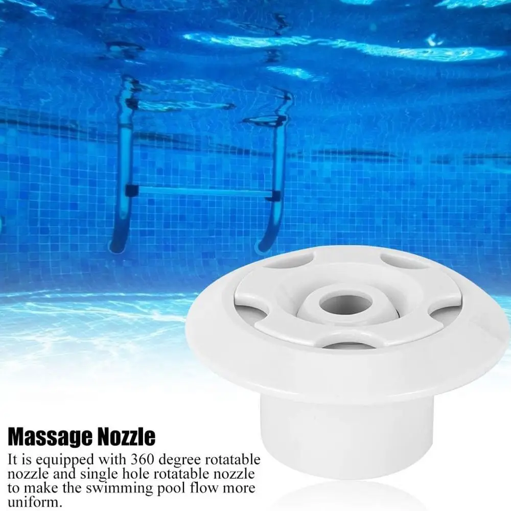 

SPA Pool Jet Nozzles Universal 2 Inch Massage Nozzle Flow Inlet Fitting Rotatable Pool Return Fittings Swimming Pool