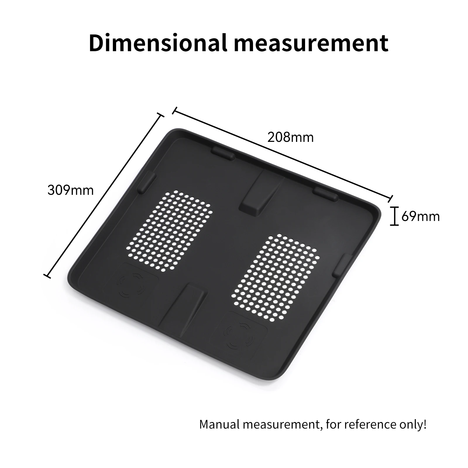 For BYD SHARK Wireless Charging Pad Car Pickup Accessories Auto Phone Non-slip Charger Mat Silicone Protective Pad wireless charging pad