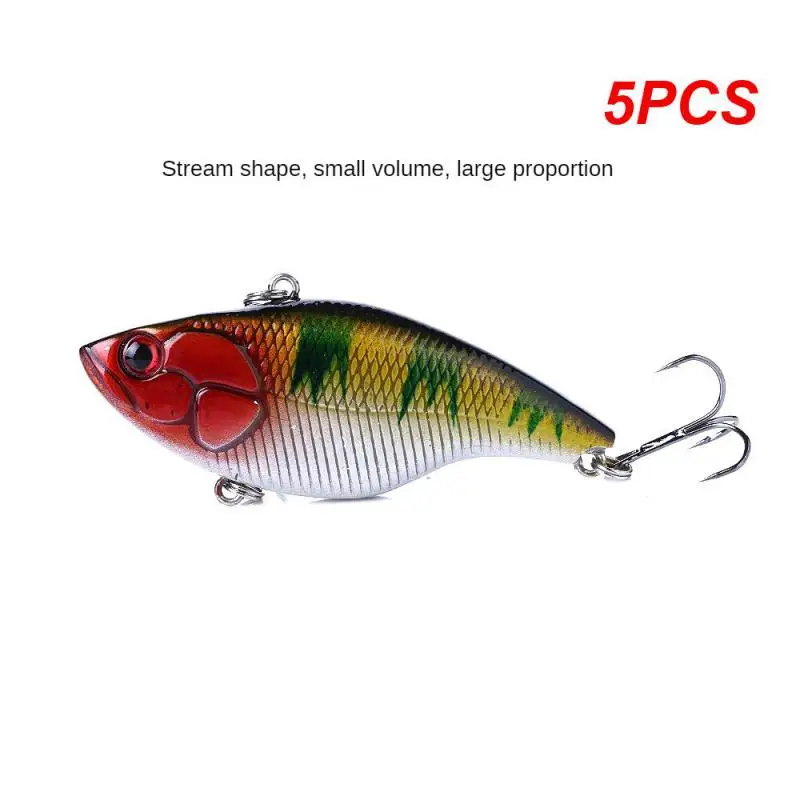

5PCS 7.5cm 18g Hard Fishing Lure VIB Rattlin Hook Fishing Sinking Vib Rattlin Lures