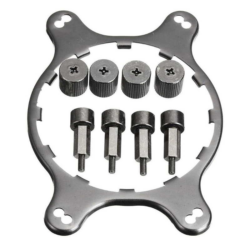 Cooling Kit Suporte para Cpu Fan Dissipador de Radiador Mount Refrigeração do Computador Placa Traseira Am4