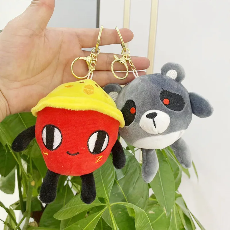 

New Creative Cartoon Animal Plush Tamagon Toy Egg Party soft Doll Small Pendant funny keychain birthday decorate gift