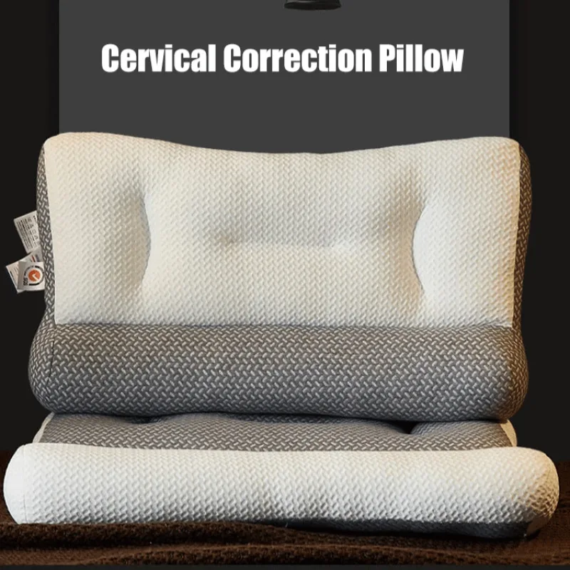 Anti-traction soy fiber pillow Neck pillow Breathable pillow improve sleep Adult simple health care comfortable and safe design 3