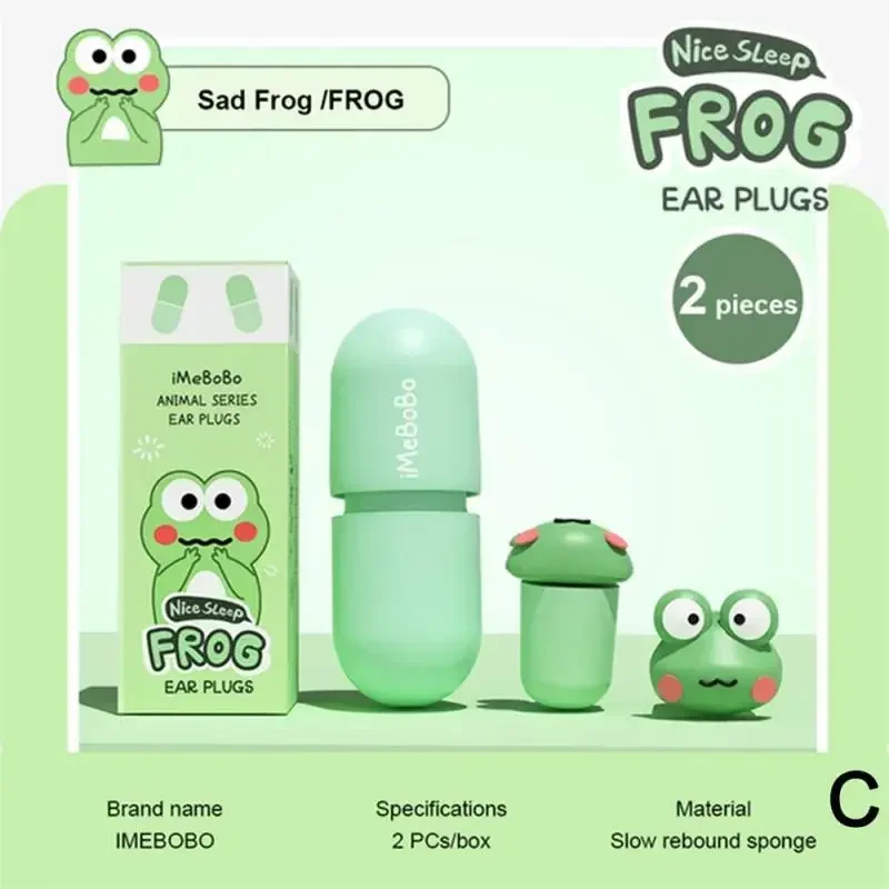 Cartoon Anime Anti-Noise Sleeping Earplugs for Travel and Snore Relief